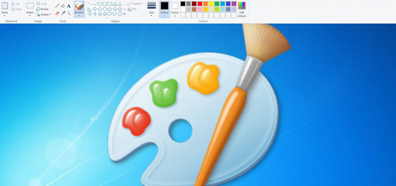 August 2021 Newsletter Image: Microsoft Paint