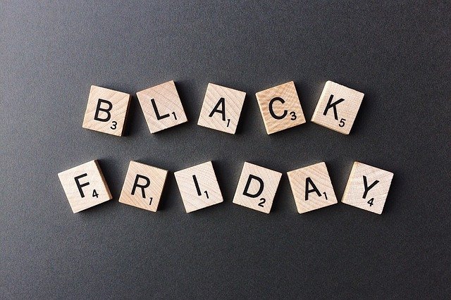 black friday scrabble tiles