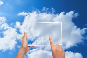 cloud on tablet